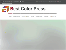 Tablet Screenshot of bestcolorpress.com
